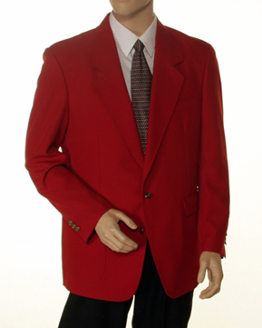 men's red blazers